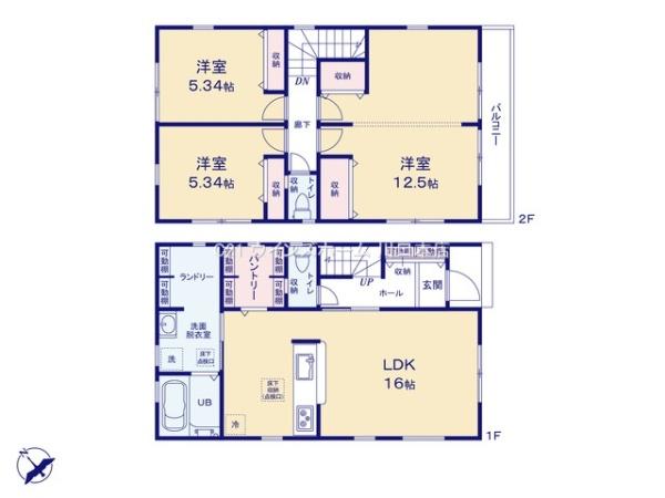 蕨市北町　全3棟　1号棟