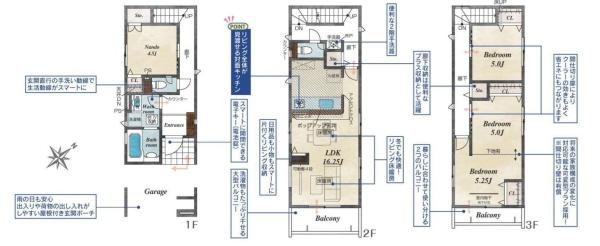 さいたま市南区白幡6丁目　全3棟　1号棟