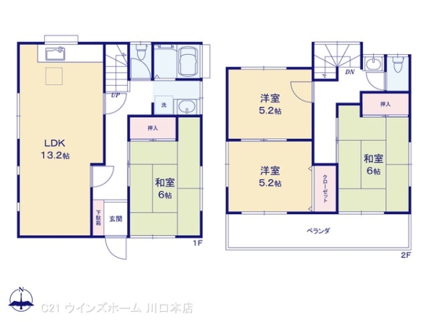 川口市大字源左衛門新田