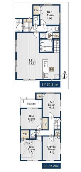 川口市西青木404全2棟1号棟