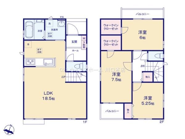 戸田市川岸3丁目2180番全3棟B号棟