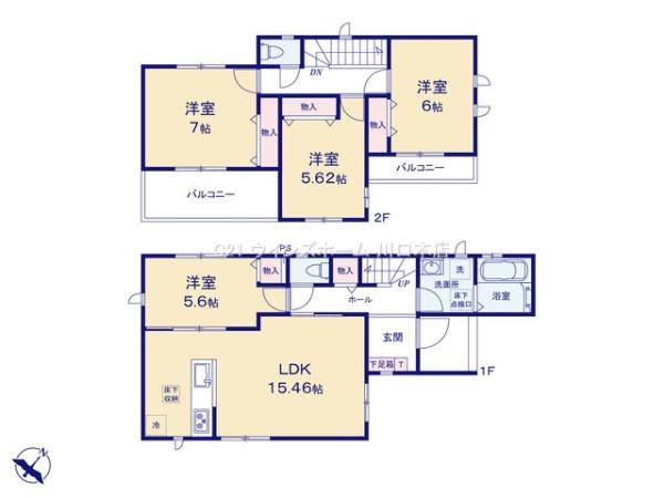 川口市安行北谷629全2棟A号棟