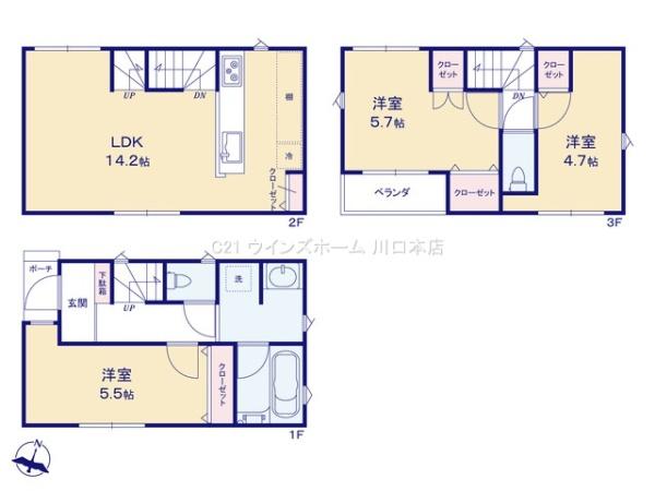 川口市川口５丁目の中古一戸建て