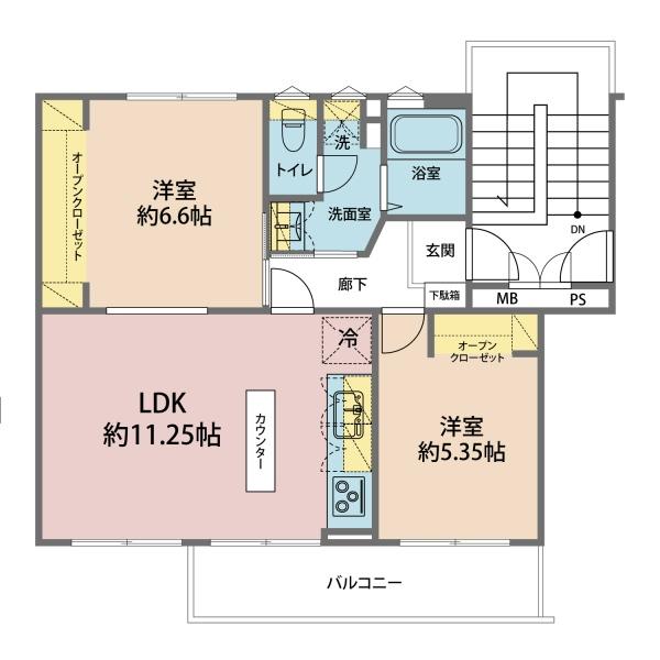 加茂川団地1号棟