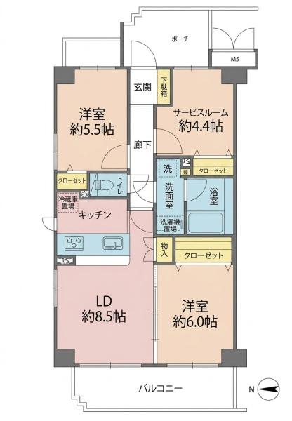 クレストコート北綾瀬2