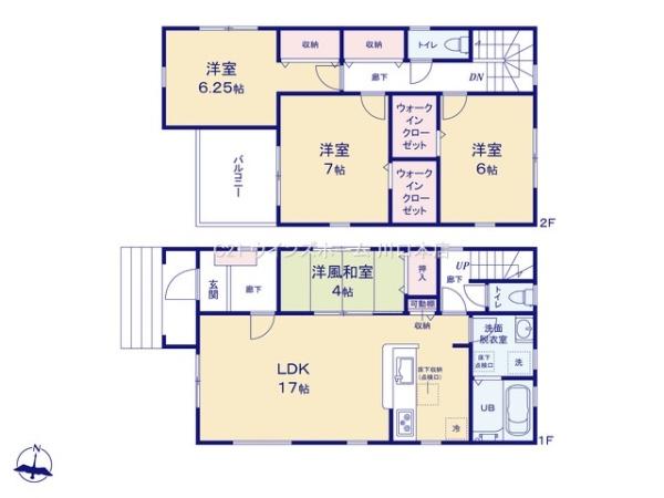 川口市安行領根岸全2棟1号棟