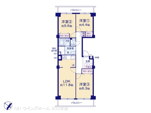 大宮平和台マンションA棟