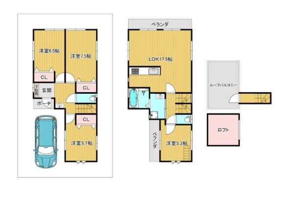 足立区入谷４丁目の中古一戸建て