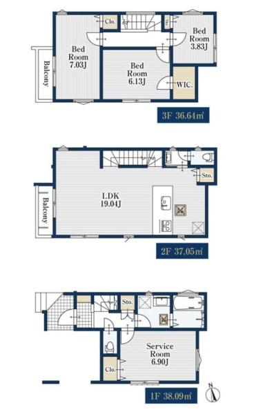 川口市南鳩ヶ谷418全2棟2号棟