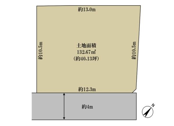 上尾市上平中央３丁目の土地