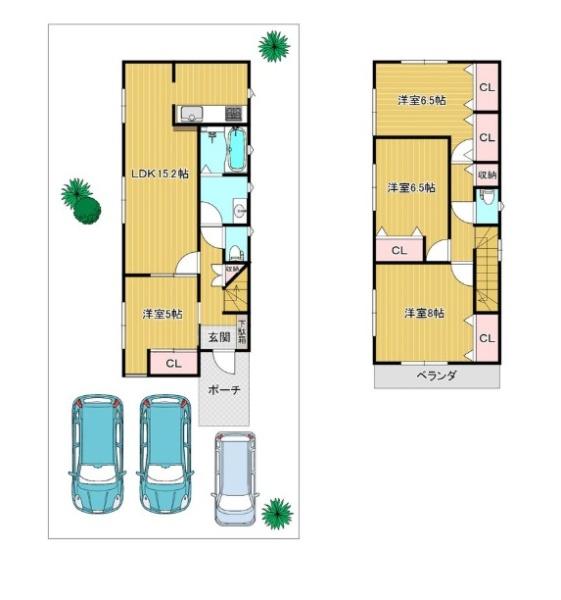 草加市西町の中古一戸建て