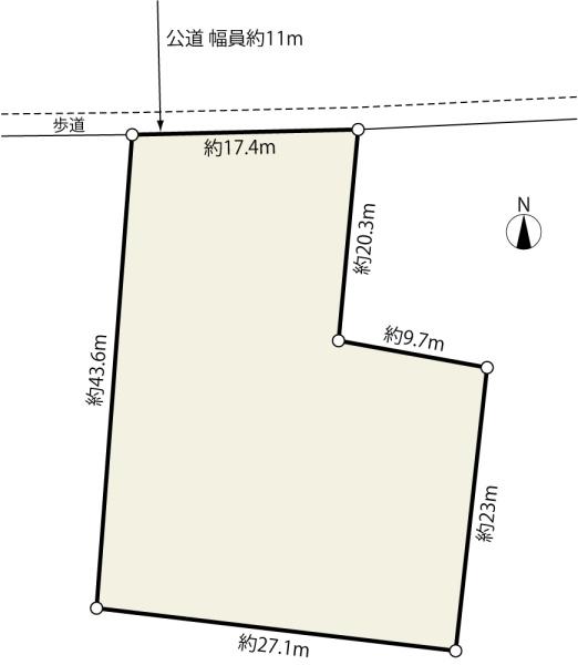 川口市領家4丁目　売地
