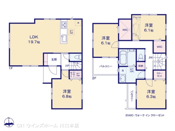 川口市元郷３丁目の新築一戸建