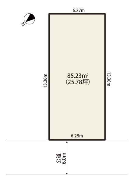 蕨市塚越5丁目　売地