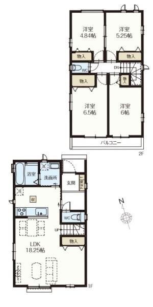 川口市安行領根岸1287番　2ーF号棟