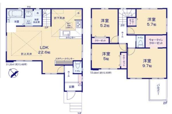 八潮市鶴ケ曽根2期　2号棟