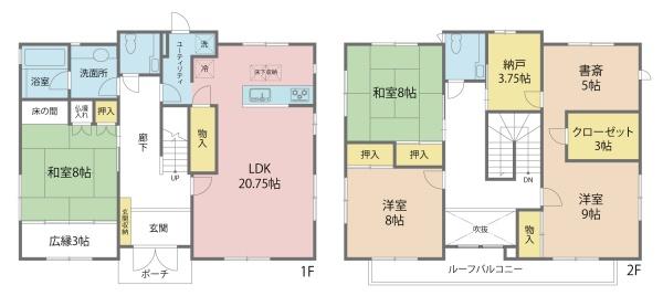 桶川市大字坂田の中古一戸建て