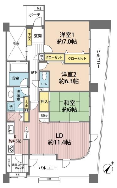 レクセルマンション鶴瀬第二