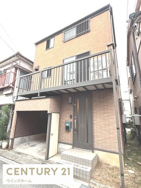 シャッター付きガレージ中古戸建