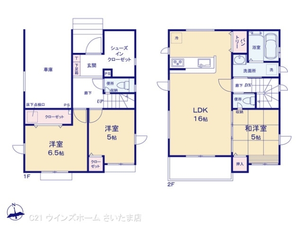 さいたま市浦和区瀬ヶ崎1丁目の新築一戸建(間取り)