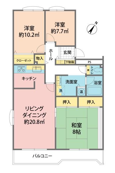 大宮七里サンコーポ４号棟