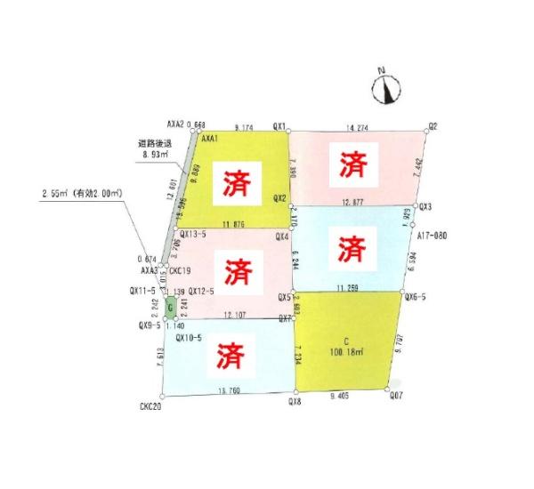 川越市大字的場の土地