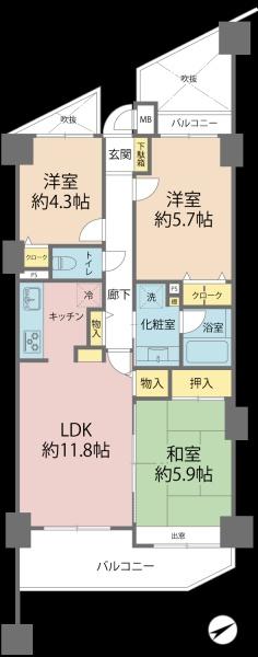 ダイヤパレスリバーコート熊谷