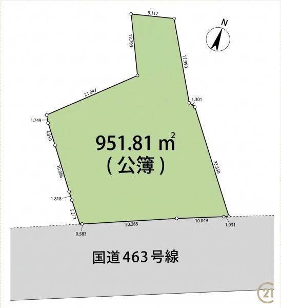 さいたま市岩槻区大字釣上の土地