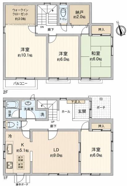 所沢市東狭山ケ丘１丁目の中古一戸建て