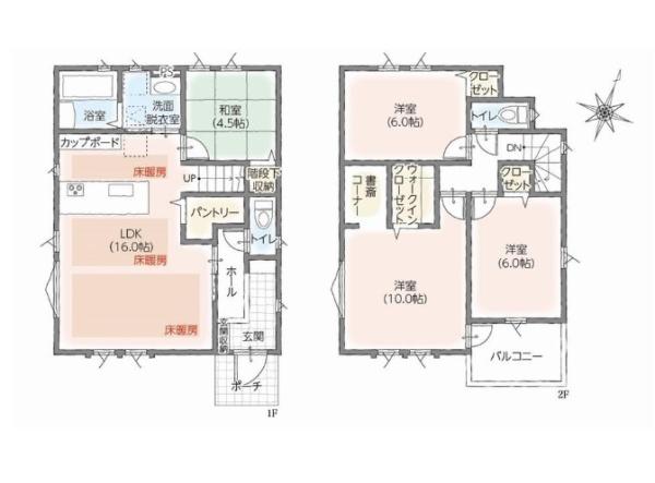 タマタウン青梅木野下1丁目全6棟　5号棟