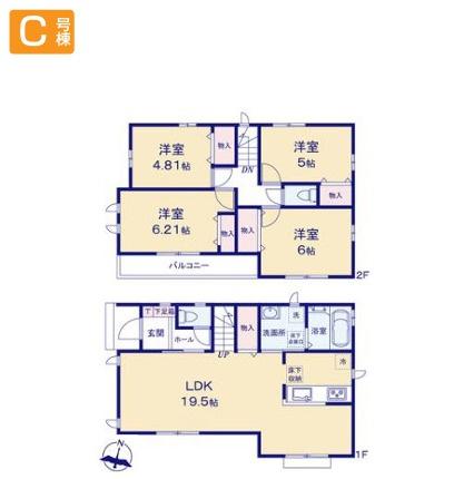 青梅長淵全8棟　C号棟