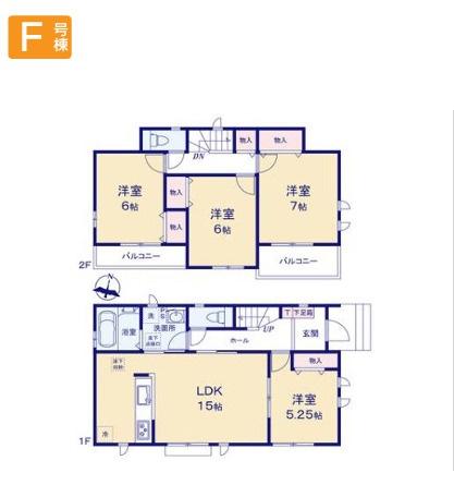 青梅長淵全8棟　F号棟