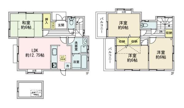 福生市加美平３丁目の中古一戸建て