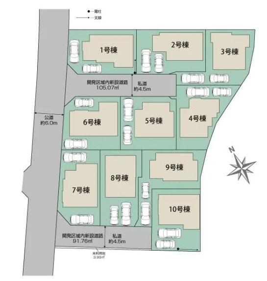 羽村市羽中2丁目全10棟4号棟