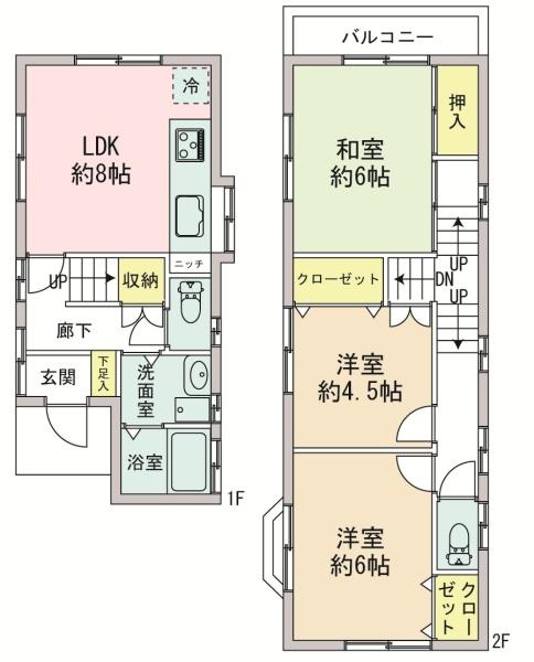福生市南田園３丁目の中古一戸建て