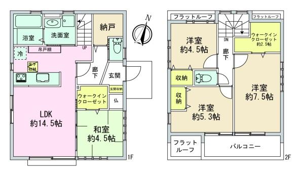 福生市武蔵野台１丁目の中古一戸建て