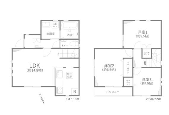 中古　西多摩郡瑞穂町長岡四丁目戸建