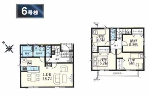 クレイドルガーデン瑞穂町殿ヶ谷第14全8棟　6号棟