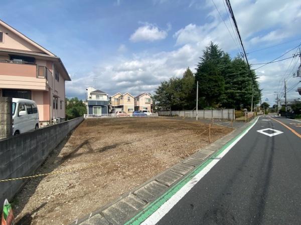 青梅市大門2丁目の土地(前面道路含む現地写真)