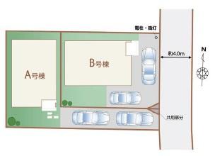 あきる野下代継全2棟A号棟(区画図)