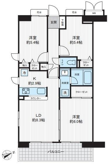 ライオンズガーデン河辺リバーサイド
