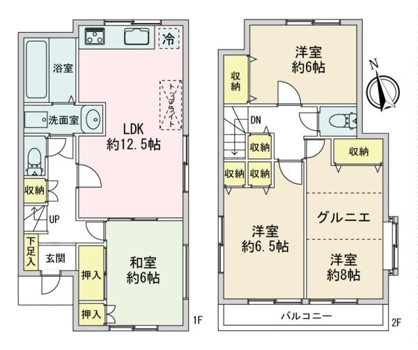 青梅市新町８丁目の中古一戸建て