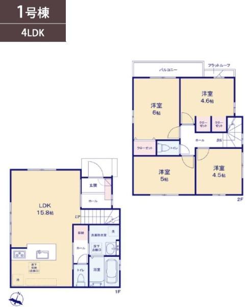 KIP福生市熊川1期全3棟1号棟