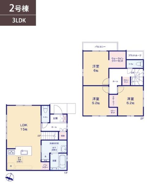KIP福生市熊川1期全3棟2号棟