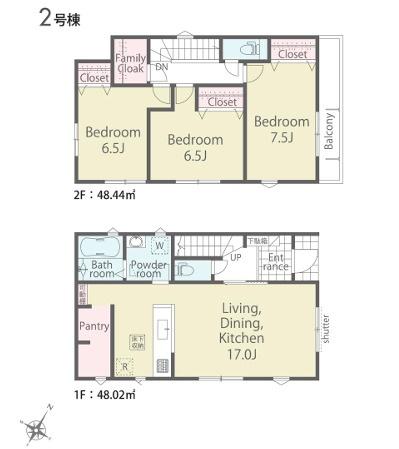 リナージュ青梅市大門2丁目第1期全3棟　2号棟