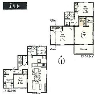 リーブルガーデン青梅柚木町第11全7棟1号棟