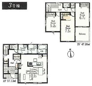 リーブルガーデン青梅柚木町第11全7棟3号棟