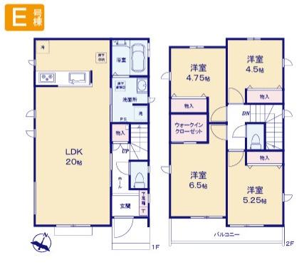 瑞穂町南平全6棟　E号棟