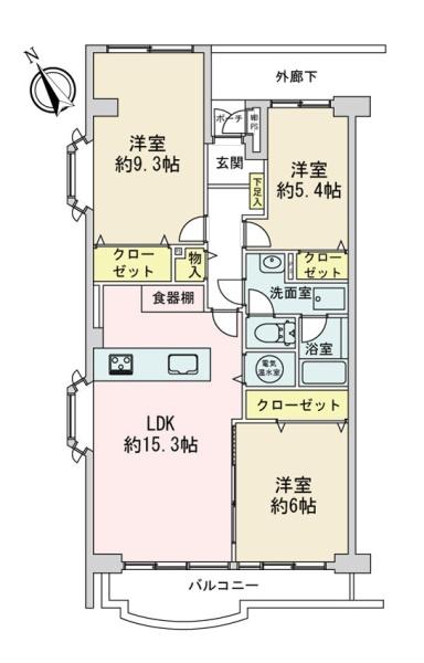 西武拝島ハイツ6号棟