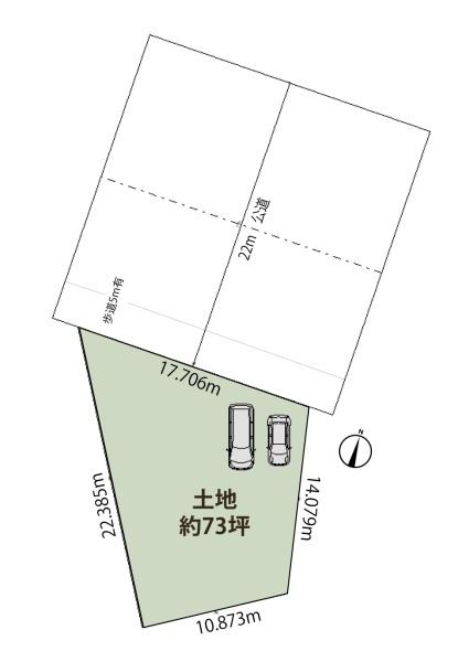 あきる野市舘谷の土地